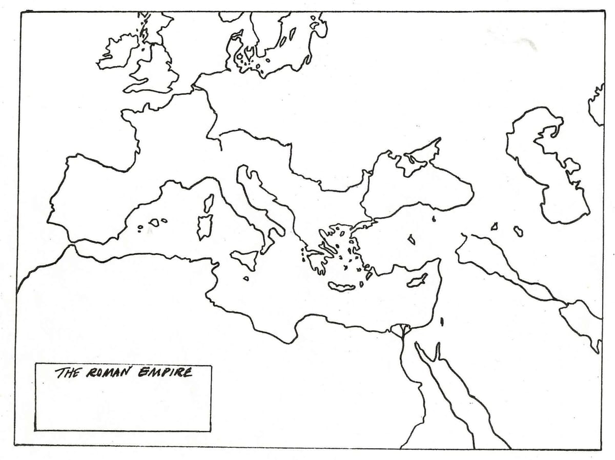 空白的地图