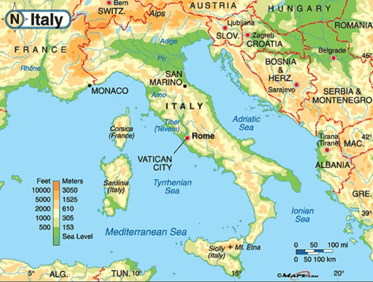 地图的地理罗马