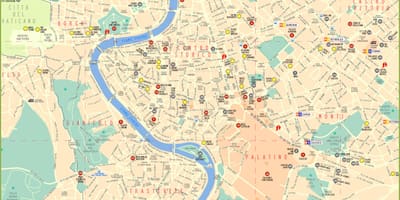 罗马城的地图
