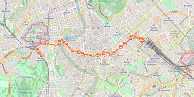 地图罗马总64路线