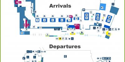 Fco机场的地图终端3